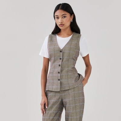 Gilet de tailleur - Brun Foncé