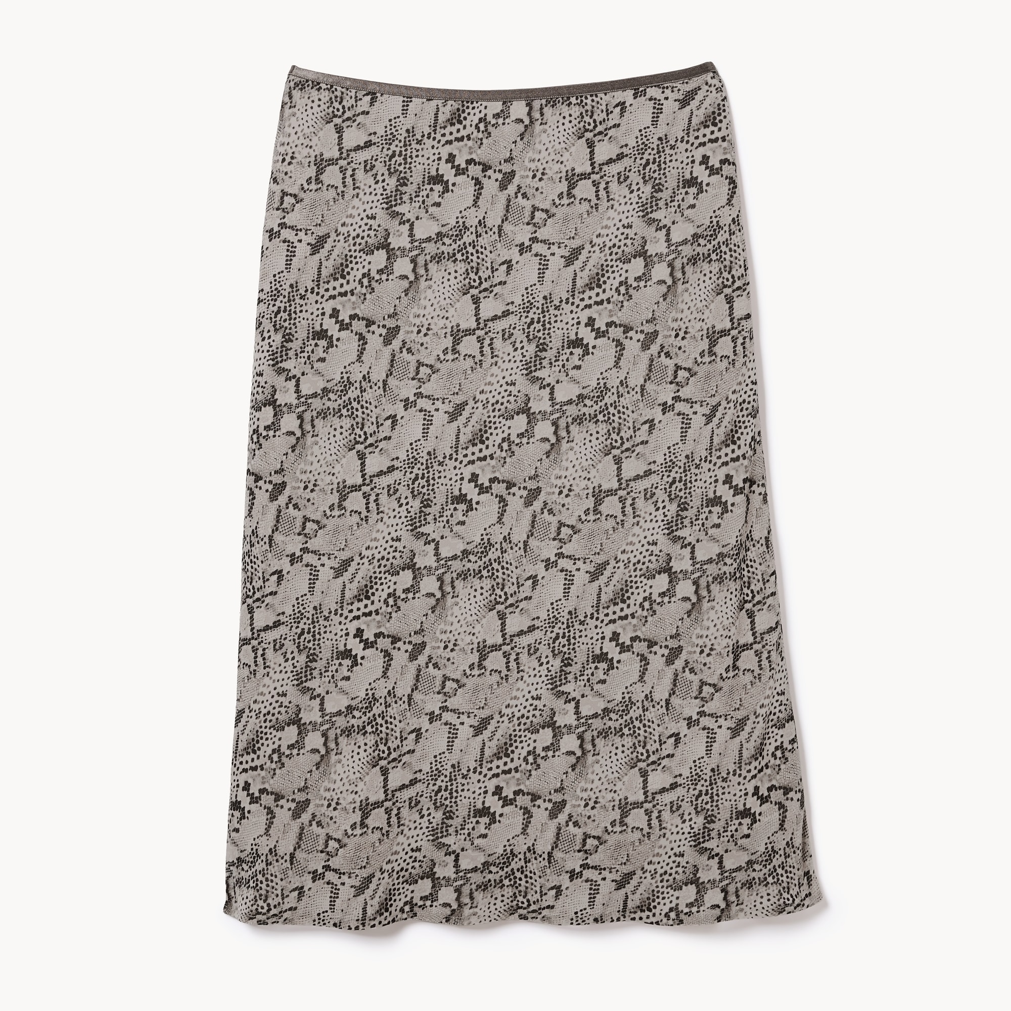 Snake Print Slip Skirt