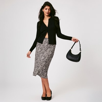 Joe Fresh Snake Print Slip Skirt 1 ea, $35.00/1ea