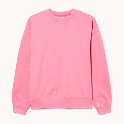 CozyFleece Crewneck Sweatshirt in Pink from Joe Fresh