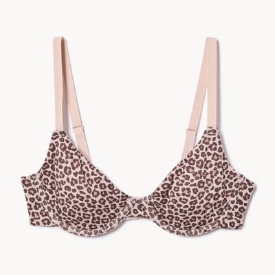 Modal Wired Demi Bra - Print 1