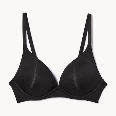 Modal Padded Demi Bra - Black