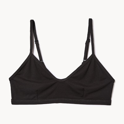 Bustier à encolure en V - Noir