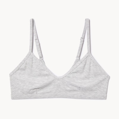 Bustier à encolure en V - Gris
