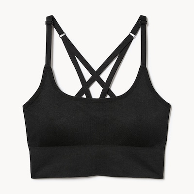 Medium Impact Sports Bra - Black