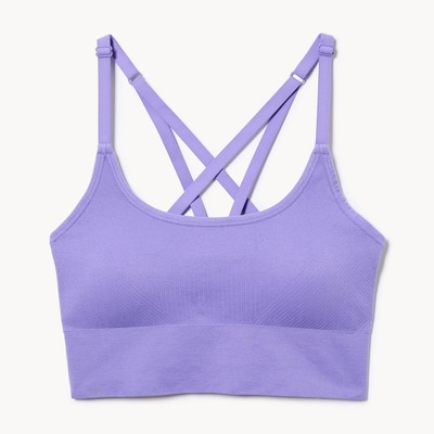 Medium Impact Sports Bra - Purple