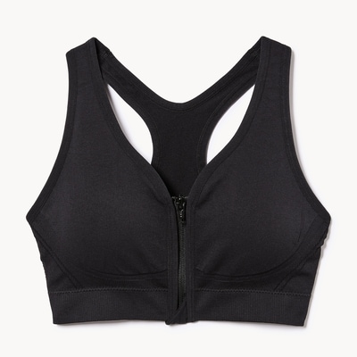 Soutien-gorge sport à maintien élevé - Noir