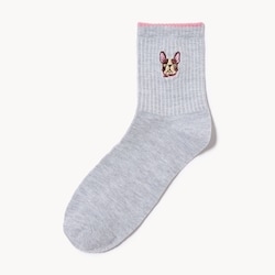 Joe Fresh Embroidered Crew Socks 1 ea, $5.00/1ea