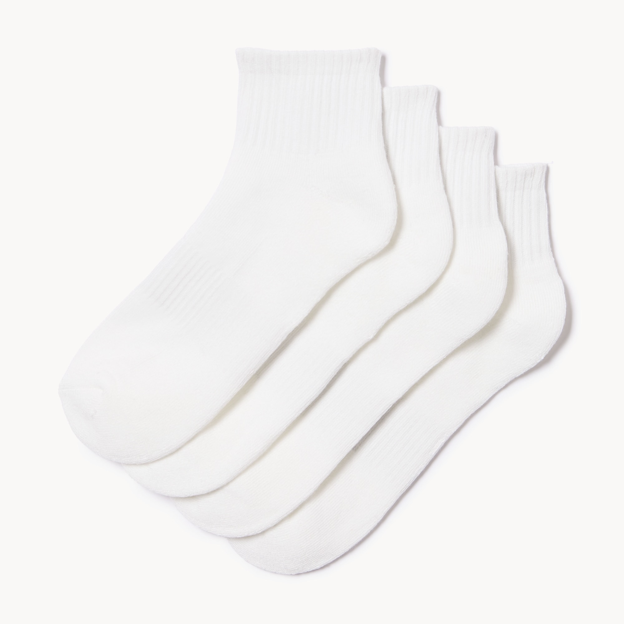 4-Pack Quarter-Crew Socks
