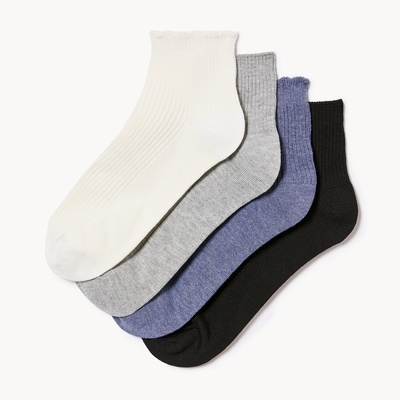 Ensemble de 4 paires de chaussettes mi-hautes - Assorties