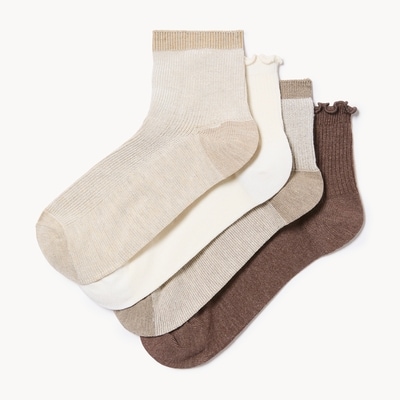 Joe Fresh Ensemble de 4 paires de chaussettes mi-hautes 1 ea, 12,00 $/1ch