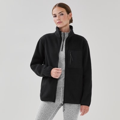 Active Polar Fleece Jacket - Black