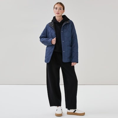 Reversible Quilted Jacket - Navy