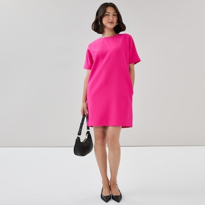 Minirobe à manches chauve-souris - Rose Vif
