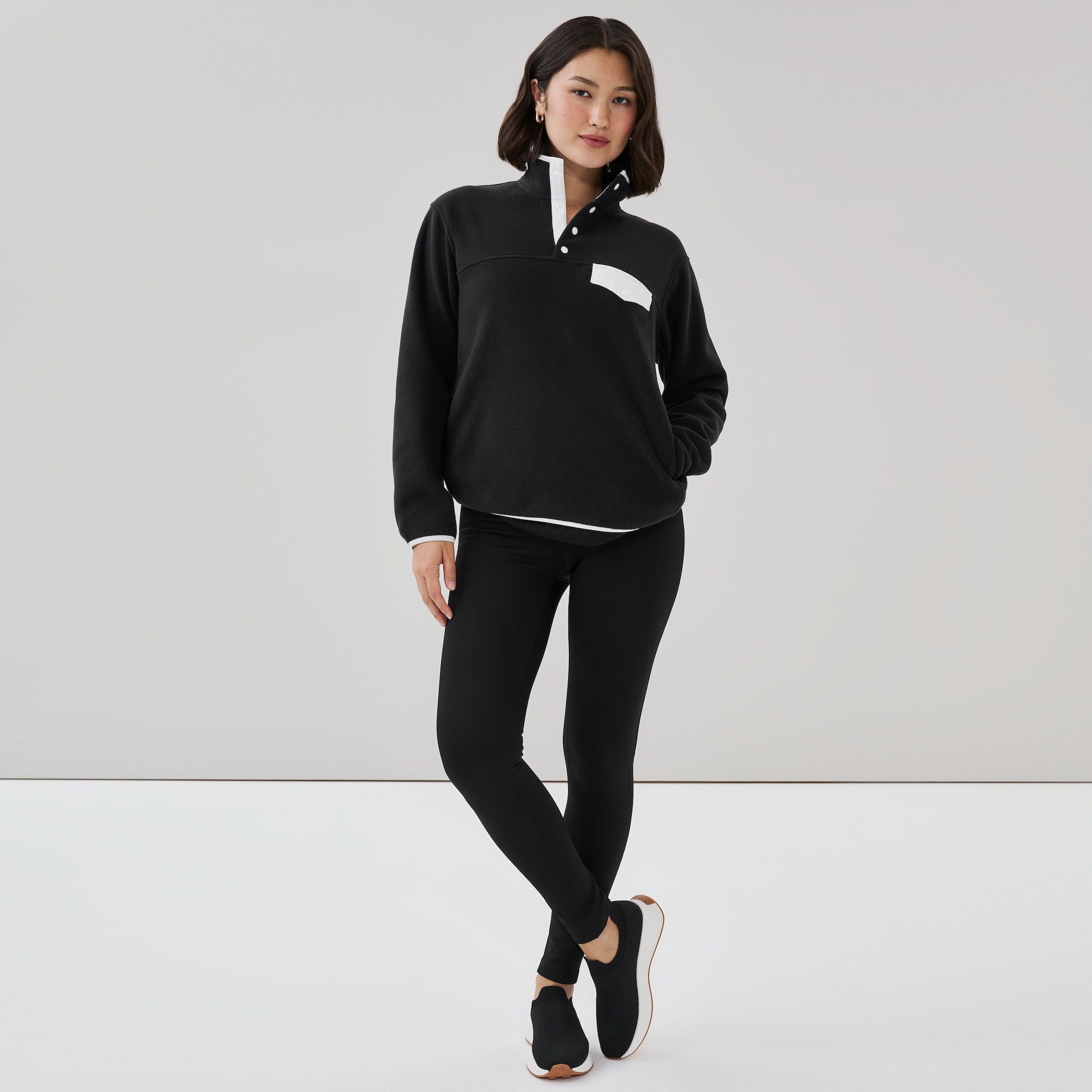 Chandail sport en tissu polaire