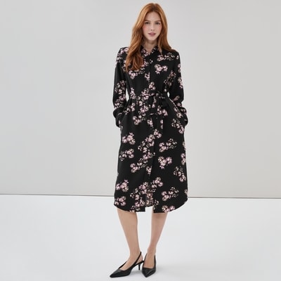 Joe Fresh Printed Midi Shirt Dress 1 ea, $49.00/1ea