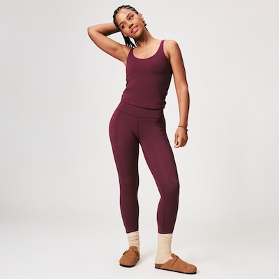 Active Balance 7/8 Legging - Maroon