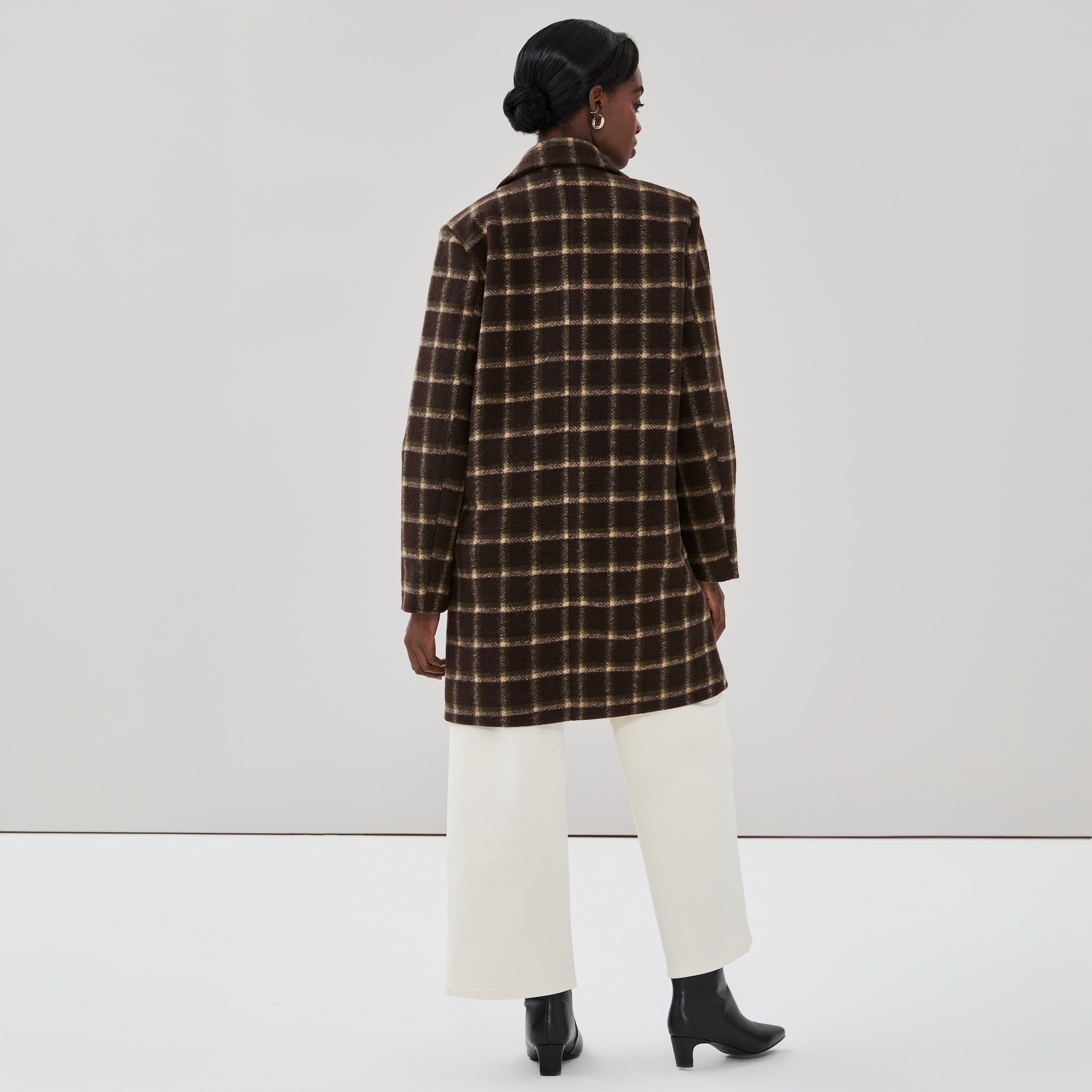 Plaid Car Coat