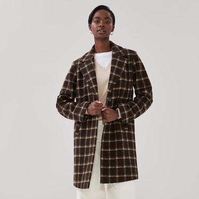 Joe Fresh Plaid Car Coat 1 ea, $99.00/1ea