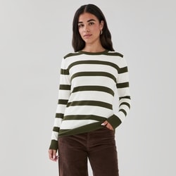 Joe Fresh Striped Cotton Cashmere Blend Sweater 1 ea, $29.00/1ea