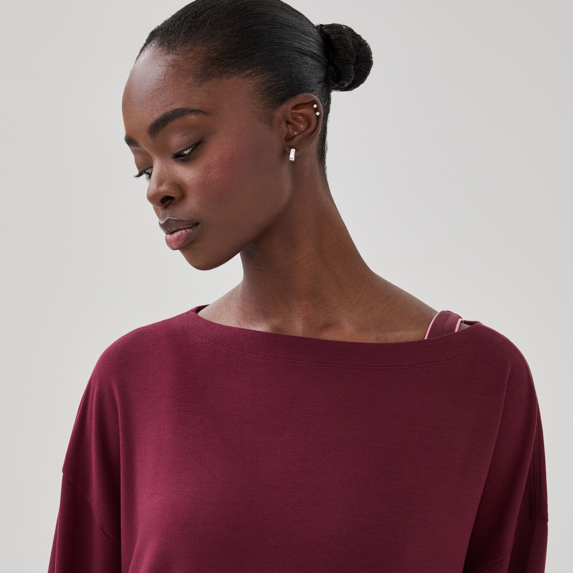 Active Boat Neck Sweater