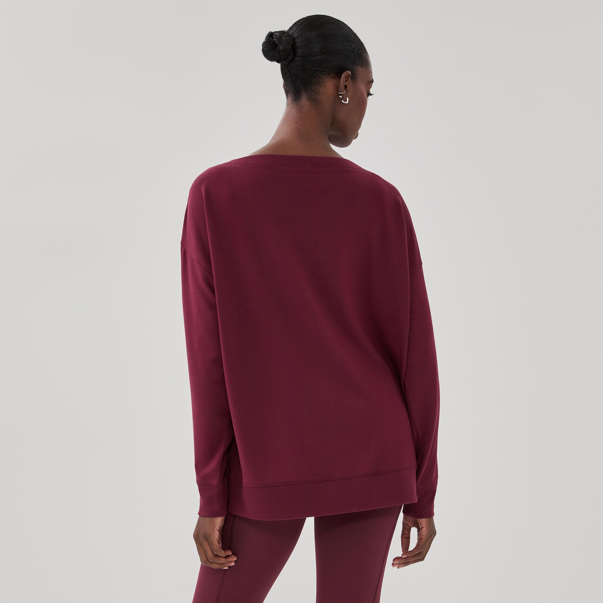 Active Boat Neck Sweater