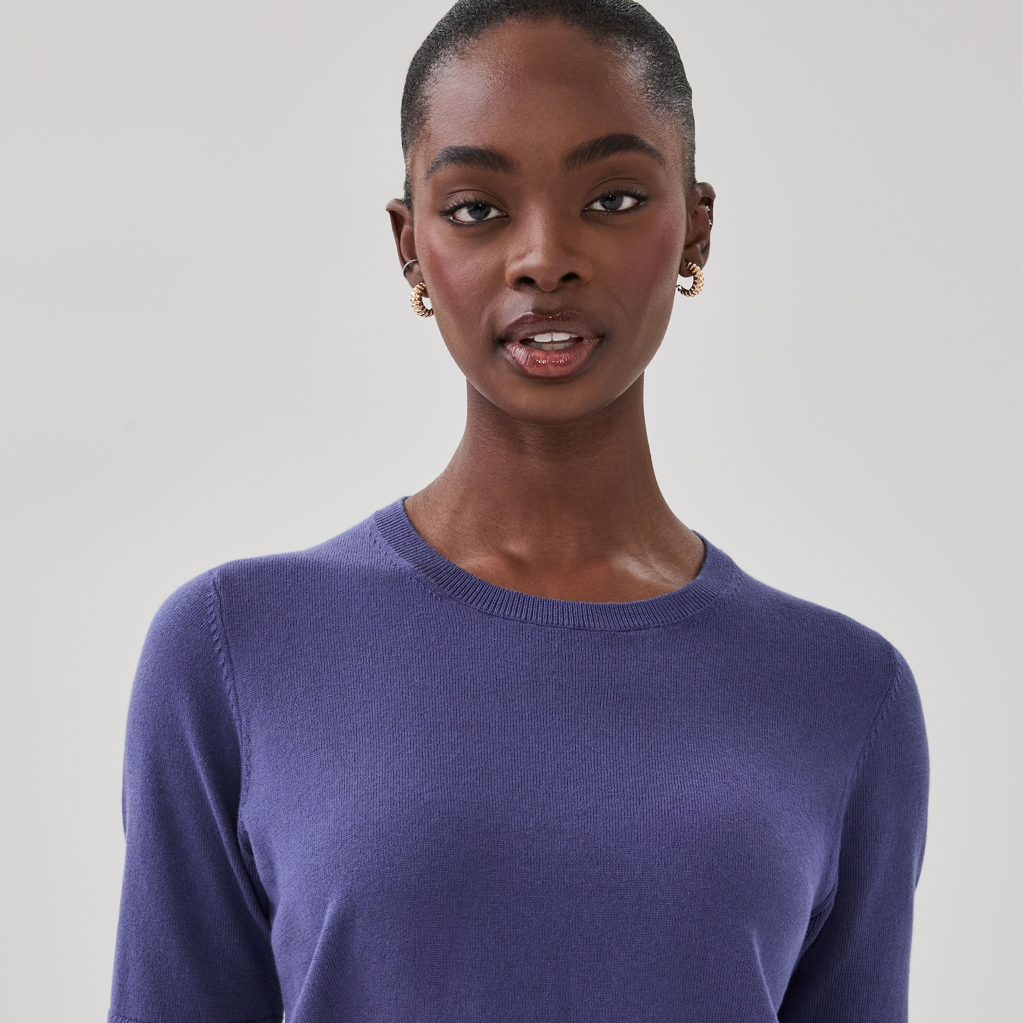 Chandail en tricot jersey