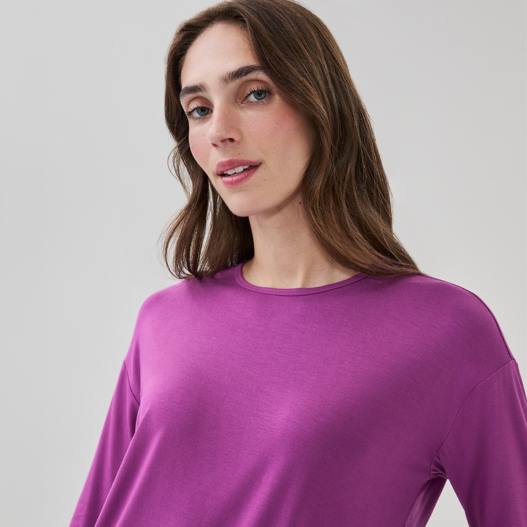 Relaxed Fit Long Sleeve Top