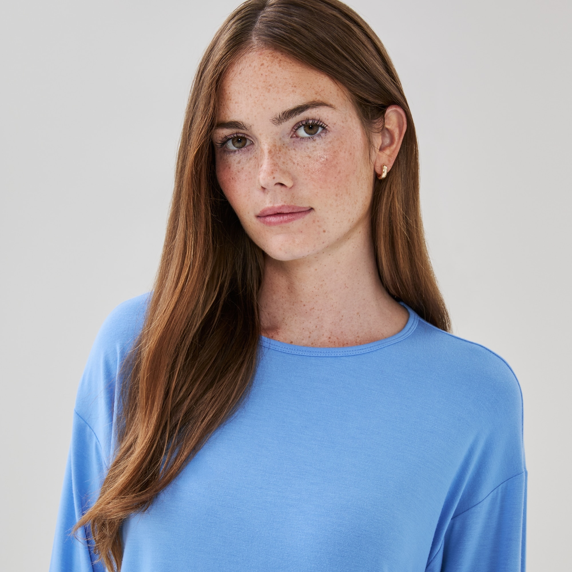 Relaxed Fit Long Sleeve Top