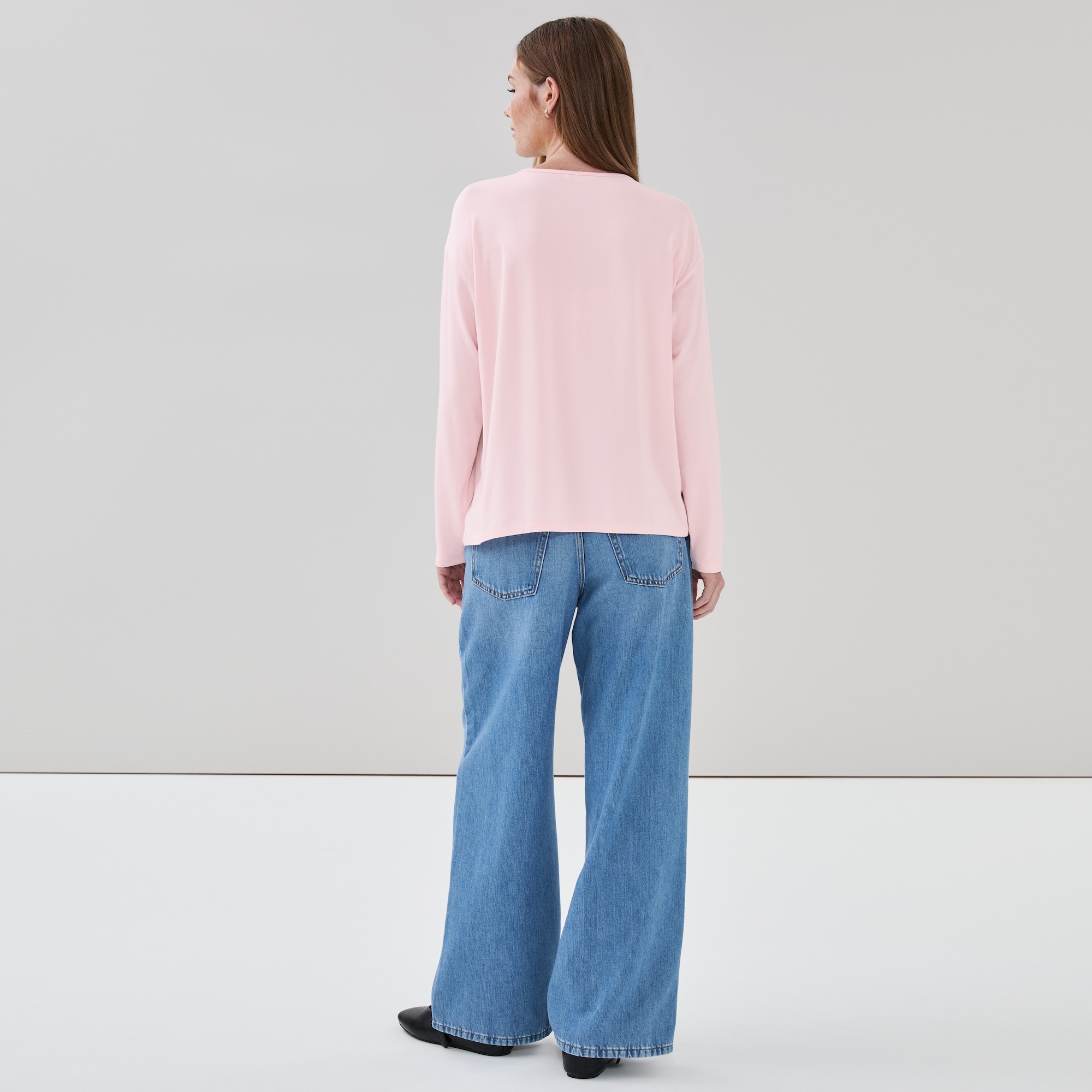 Relaxed Fit Long Sleeve Top