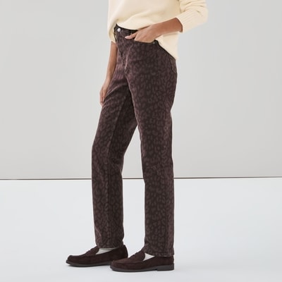 Joe Fresh Jean à jambe droite à imprimé léopard 1 ea, 39,00 $/1ch