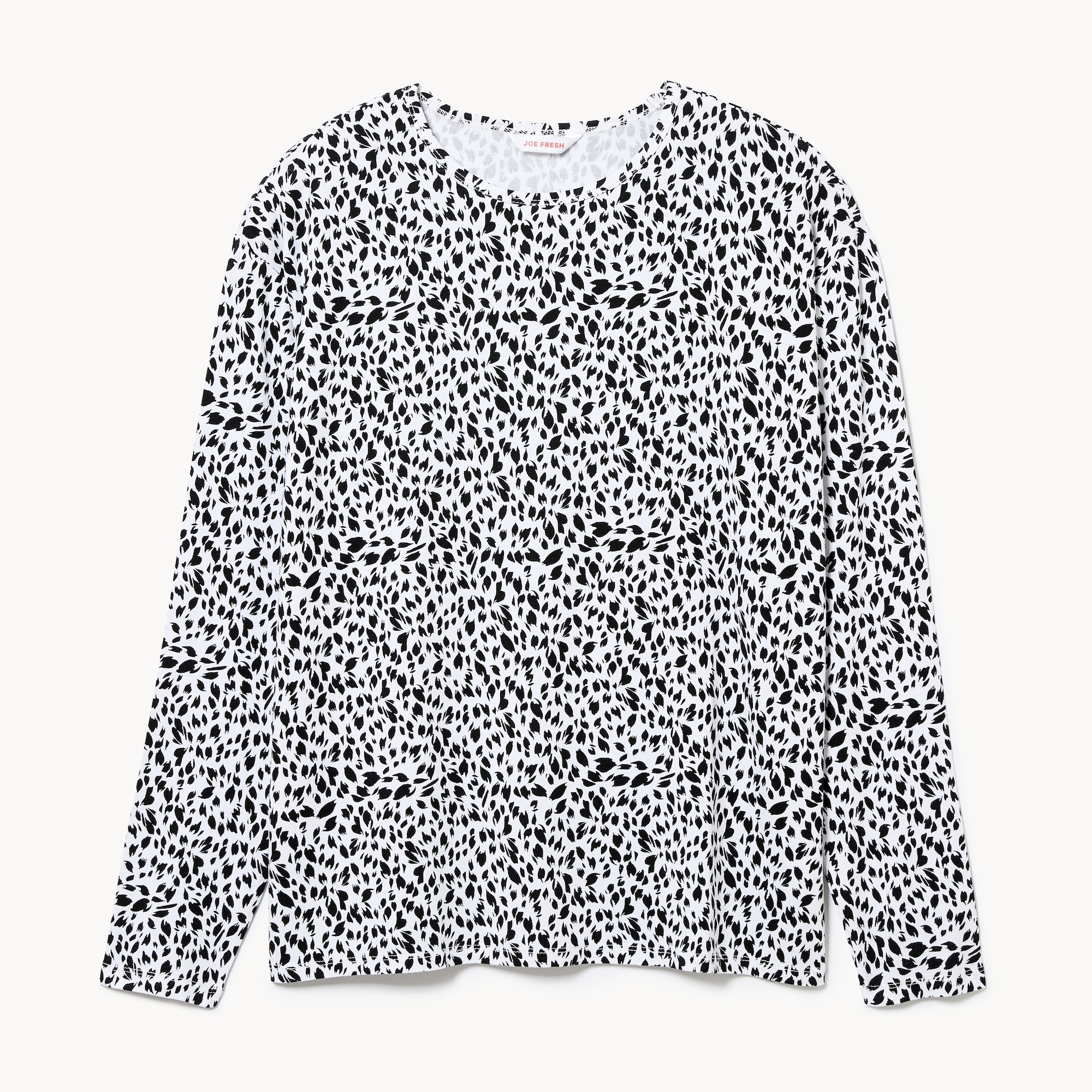Printed Long Sleeve Top