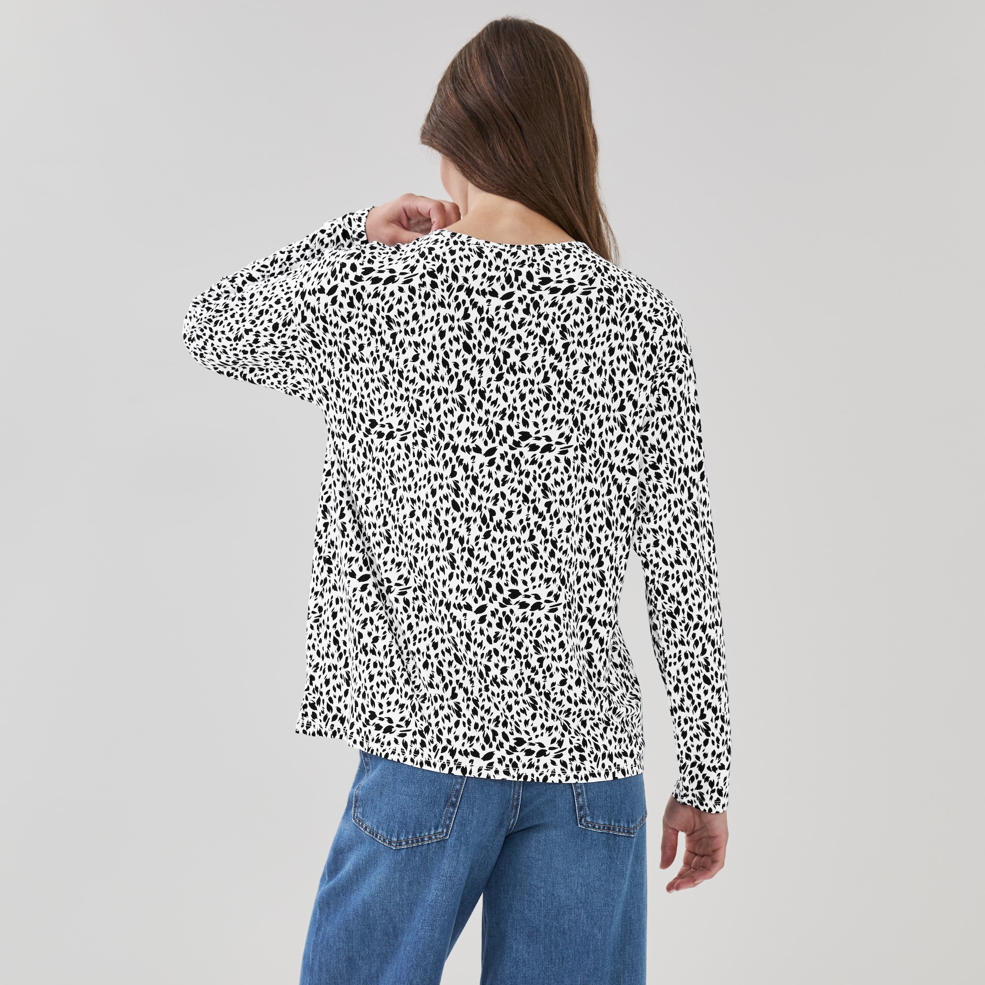 Printed Long Sleeve Top