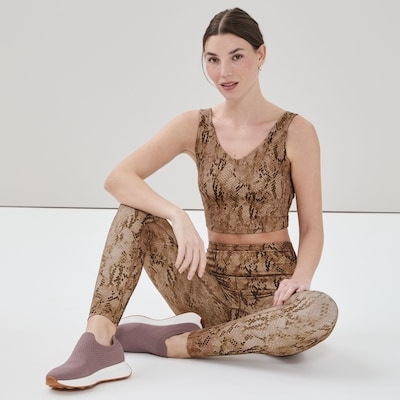 Cami sport imprimée - Brun