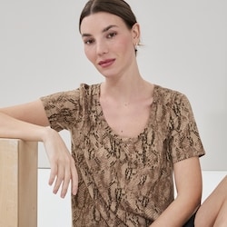 Joe Fresh Active Printed Scoop Neck T-Shirt 1 ea, $16.00/1ea