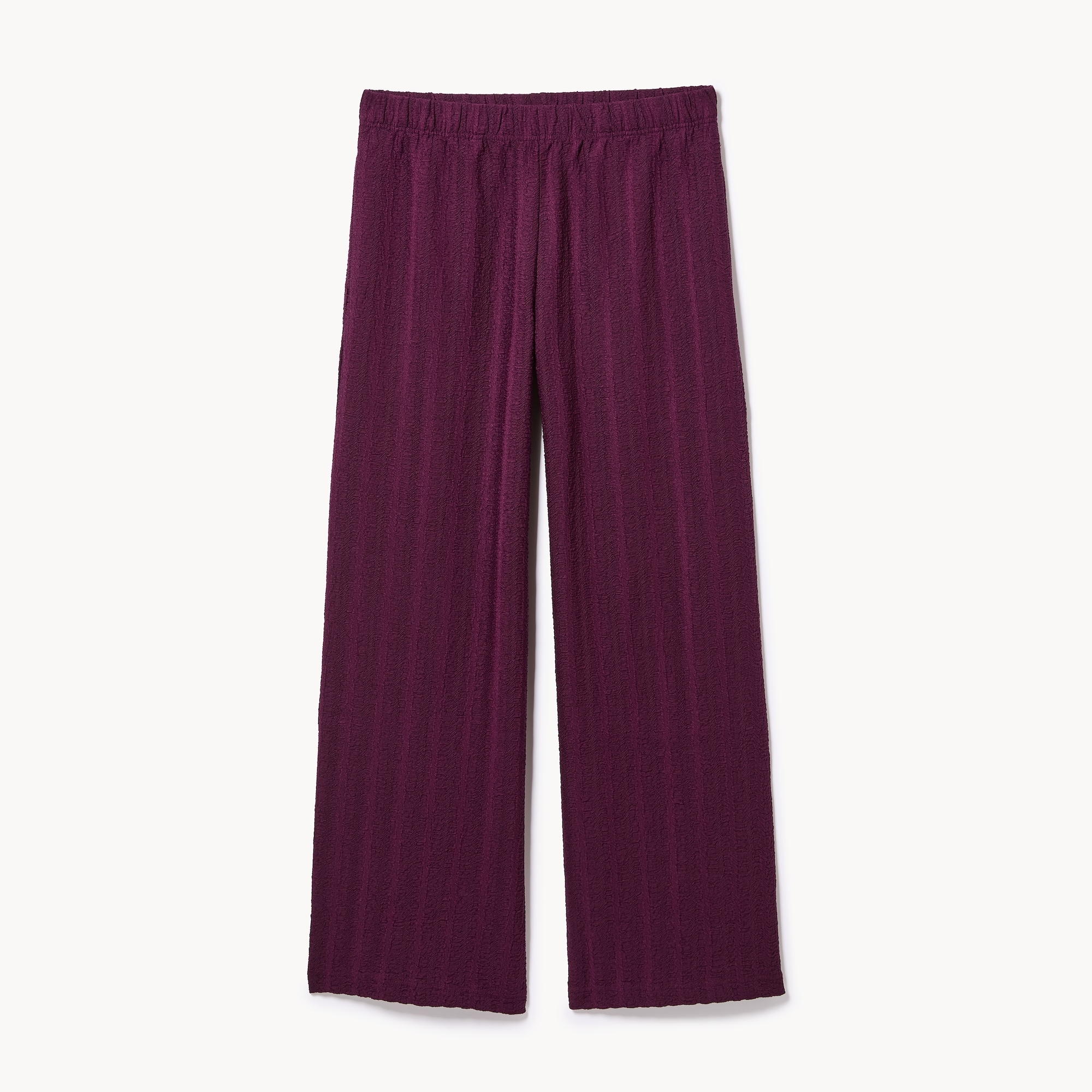Crinkled Wide Leg Pant