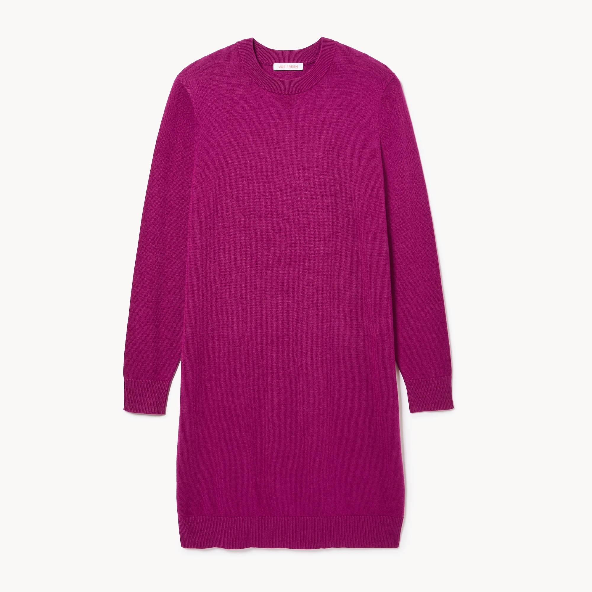 Robe-chandail en coton et cachemire mélangé