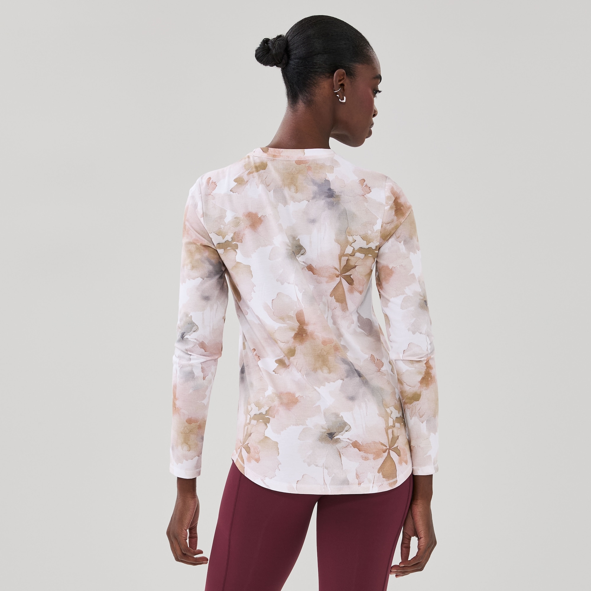 Active Printed Long Sleeve Top