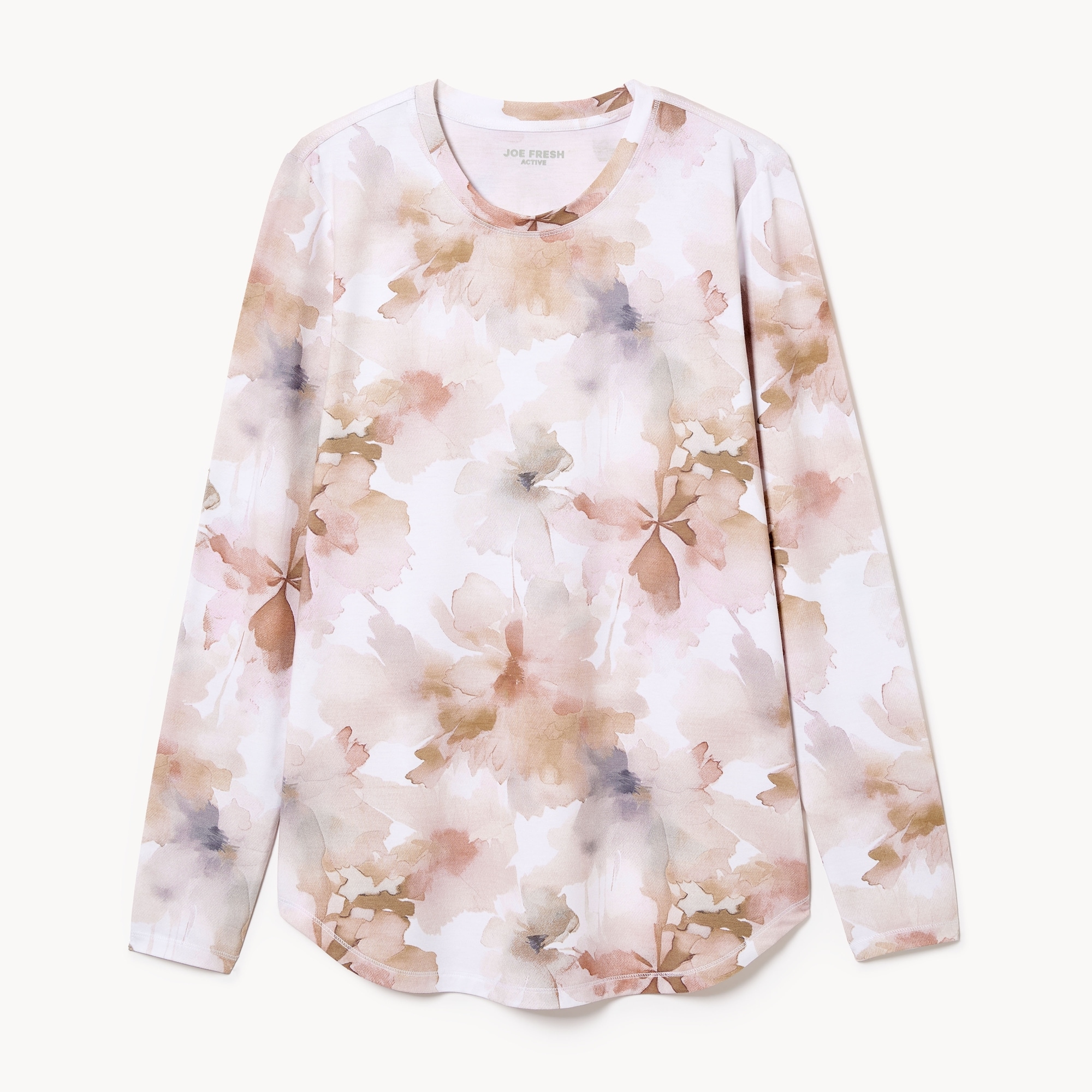 Active Printed Long Sleeve Top