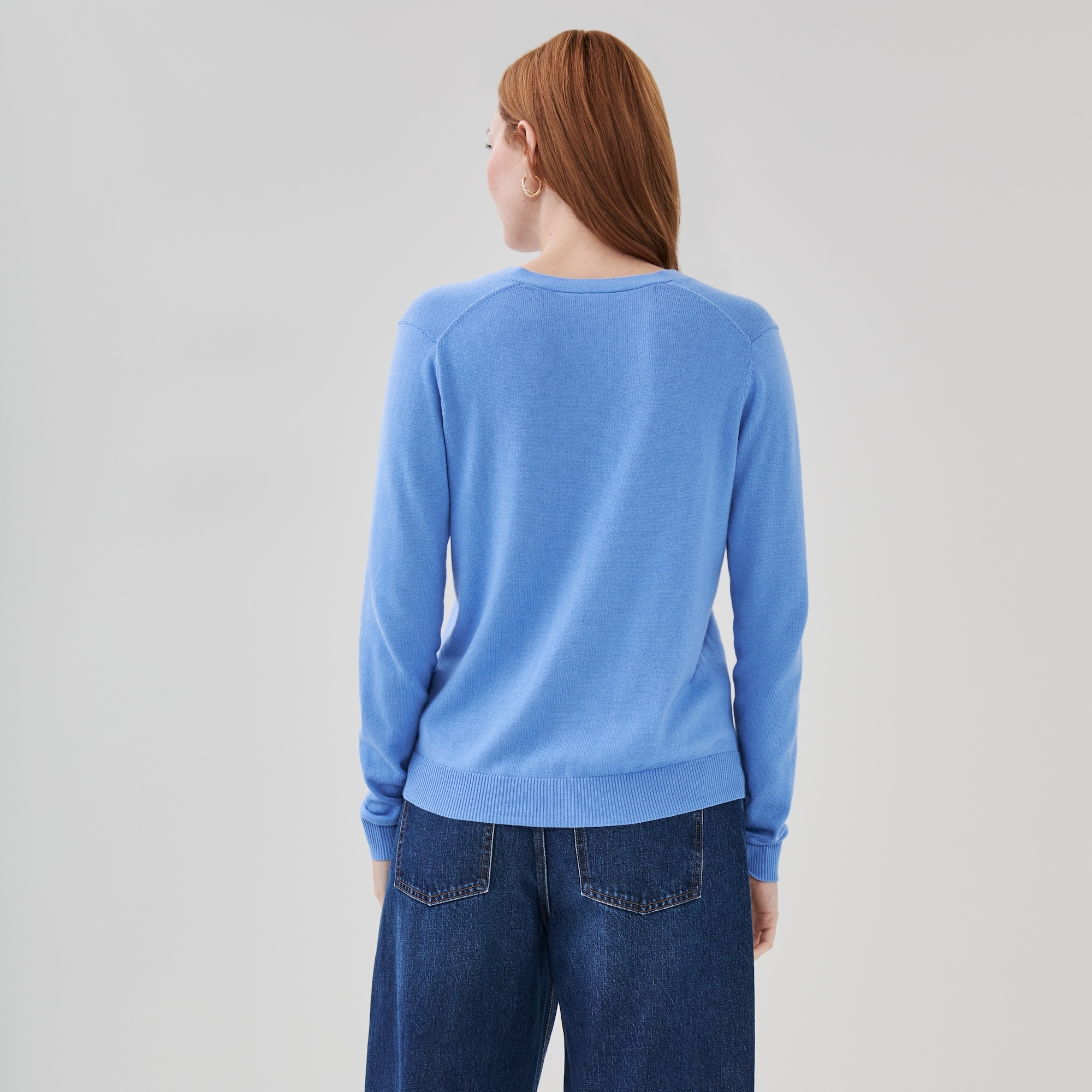 Cardigan en coton et cachemire mélangé