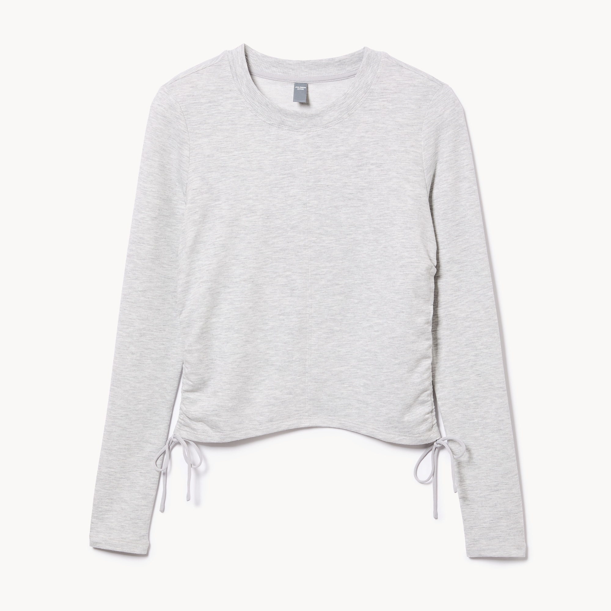 Active Side Cinched Long Sleeve Top