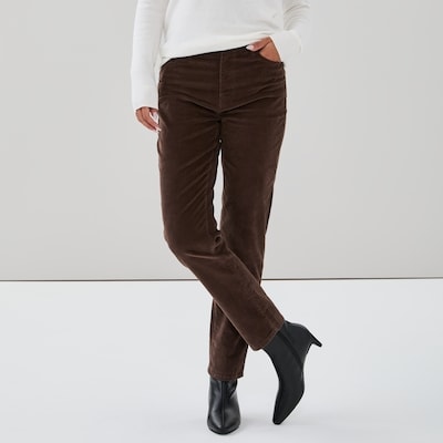 Corduroy Slim Pant - Dark Brown