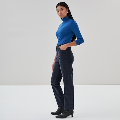 Corduroy Slim Pant - Dark Navy