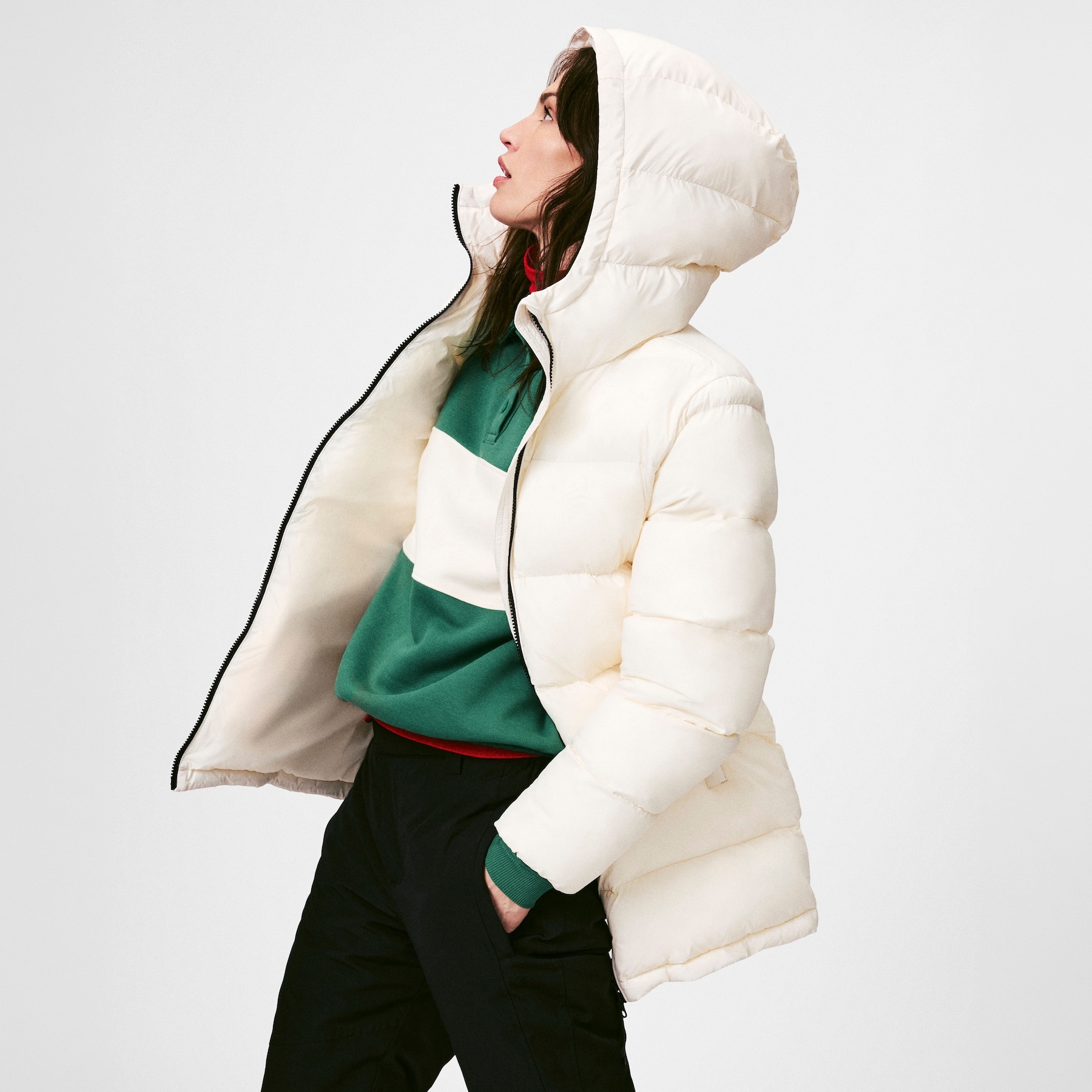 Veste matelassée à capuchon