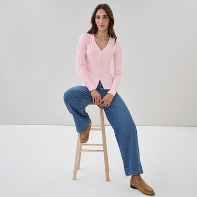 Cardigan - Pale Pink