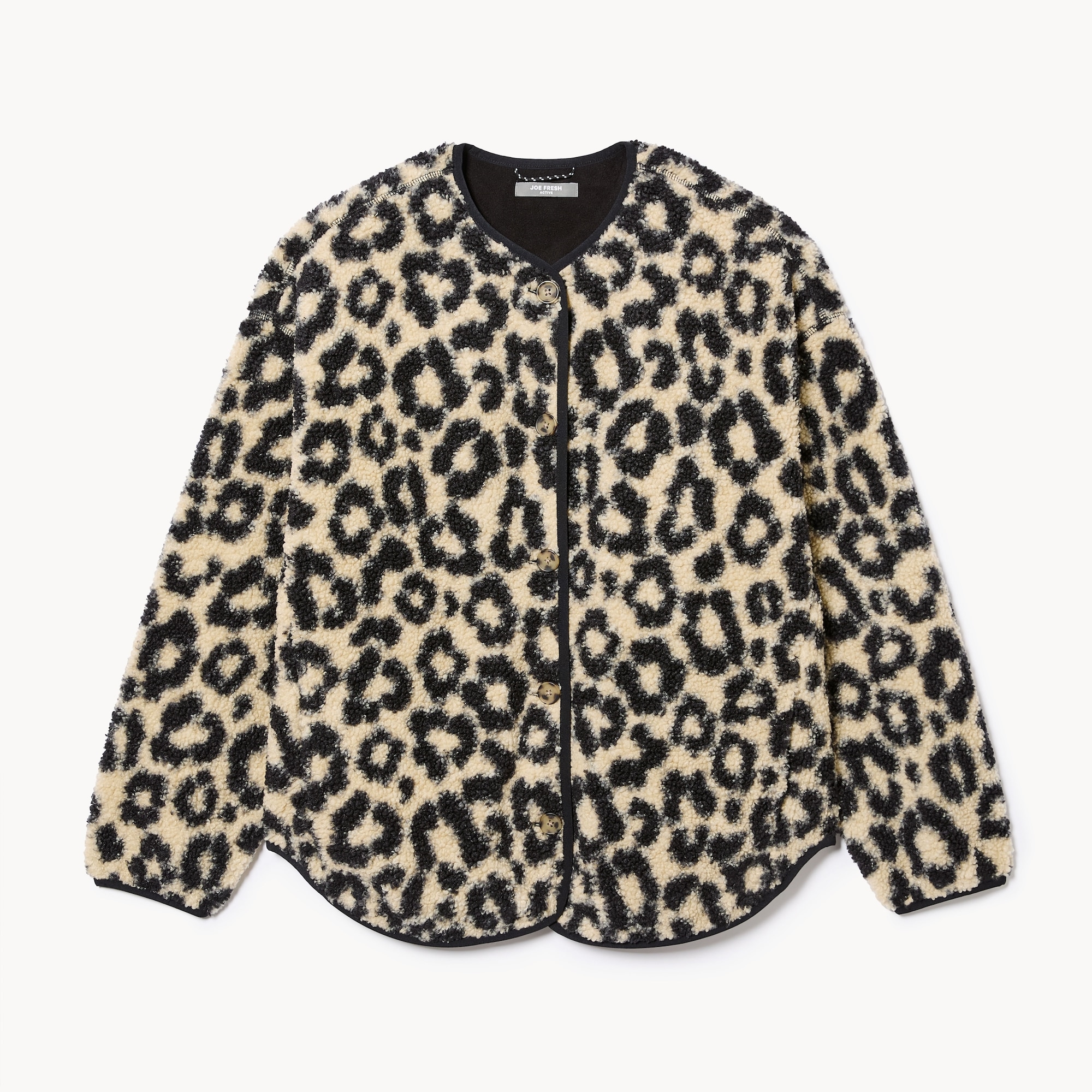 Teddy Fleece Printed Jacket