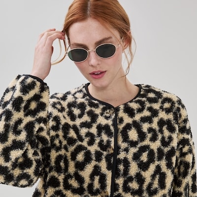 Joe Fresh Teddy Fleece Printed Jacket 1 ea, $49.00/1ea