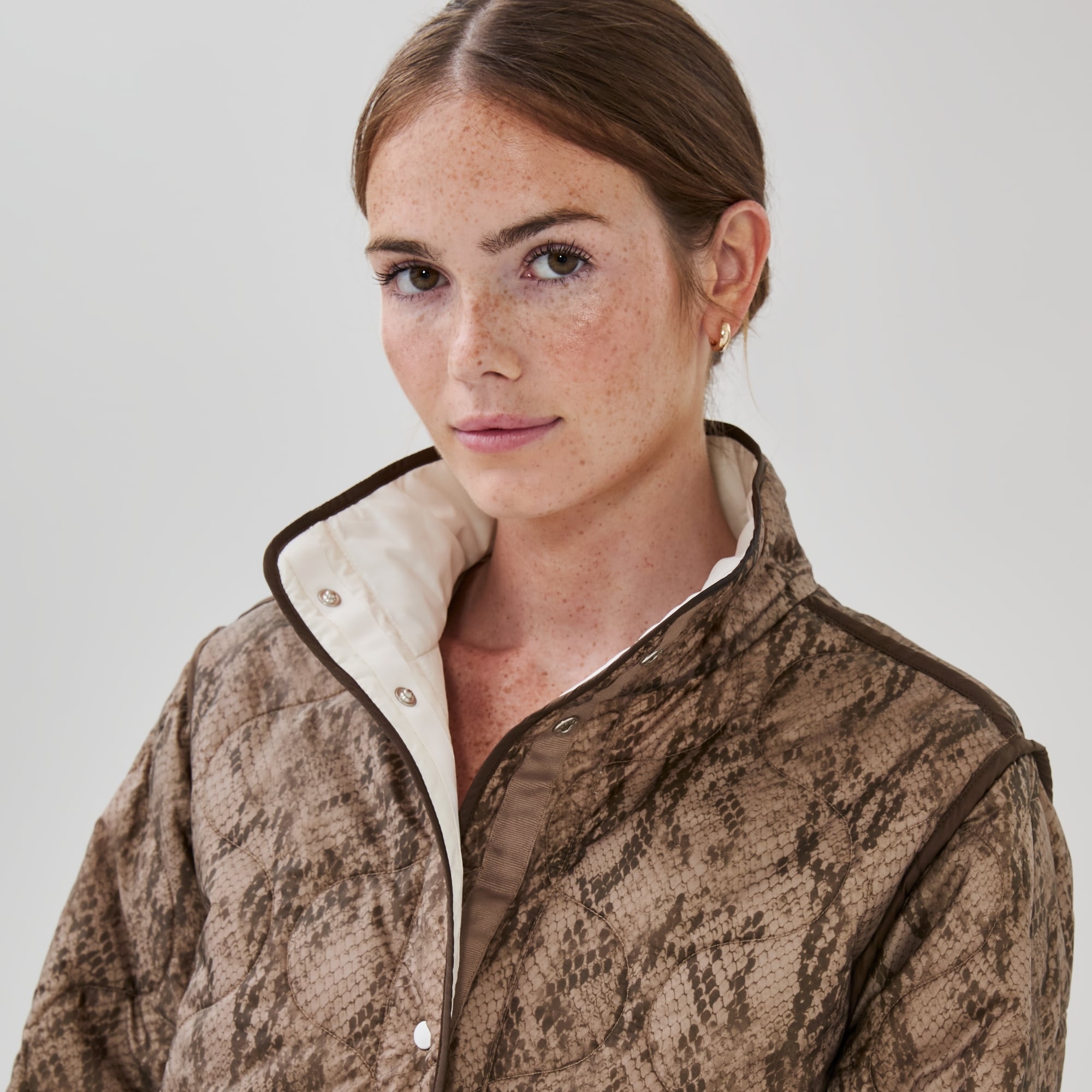 Veste matelassée réversible