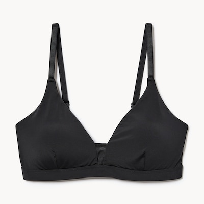 Bustier en filet à décolleté en V - Onyx