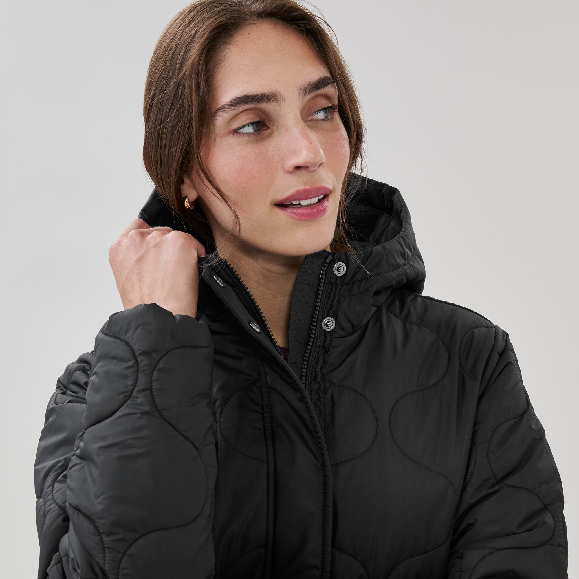Quilted Midi Jacket